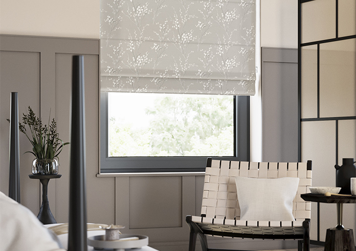 Laura Ashley Pussy Willow, Steel - Roman Blind - Image 5